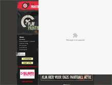 Tablet Screenshot of playpaintball.nl